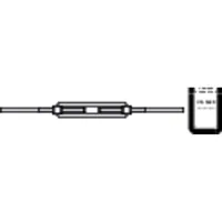 Produktbild von NOBRAND - Spannschloss DIN 1480 offene Form Stahl 3.6 geschmiedet M24 0 x 255mm