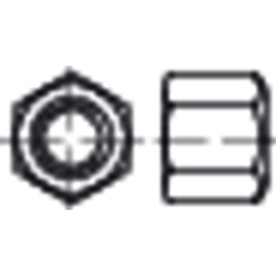 Produktbild von NOBRAND - Sechskantmuttern 1,5 d hoch, DIN 6330 Stahl 10 blank BM27 SW41