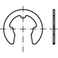 Produktbild von null - Sicherungsscheiben für Wellen, DIN 6799 Federstahl blank ø 15mm