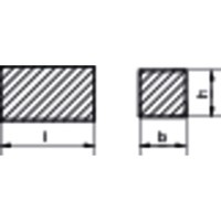 Produktbild von null - Keilstahl DIN 6860 Stahl 14 x 9 x 1000