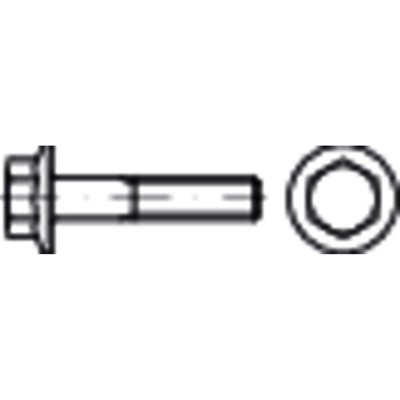 Produktbild von NOBRAND - Sechskantschraube mit Flansch DIN 6921 Stahl 8.8 M16 x 30mm