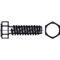 Produktbild von null - Sechskant-Blechschraube DIN 7976-F Stahl galvanisch verzinkt 4,8 x 9,5mm