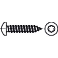 Produktbild von null - Linsen-Blechschraube DIN 7981-C-T Stahl galvanisch verzinkt ø3,9 x 25mm