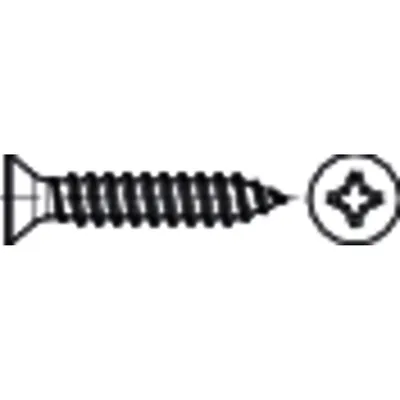 Produktbild von NOBRAND - Senk-Blechschraube DIN 7982-C-H Stahl galZn 2,9x 22 KP
