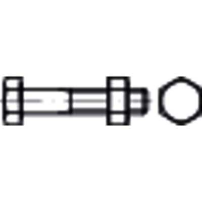 Produktbild von NOBRAND - Sechskantschraube mit Schaft ISO 4014 MU 8.8 CE galv.verz. M20x 65 SB