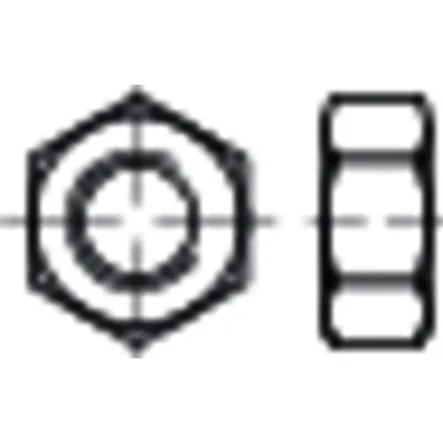 Produktbild von NOBRAND - Sechskantmuttern, ISO-Typ 1, ISO 4032 Titan Grade II blank M 16