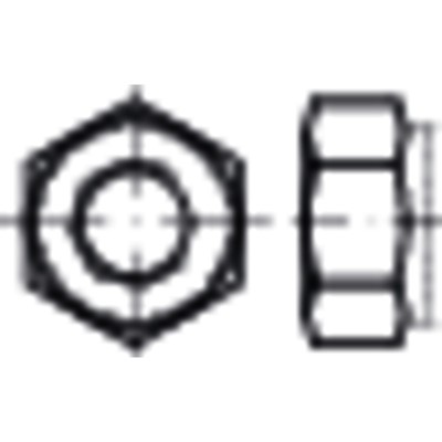 Produktbild von null - Sechskantmutter nichtmetal. Klemmteil, ISO 7040 Edelstahl A2-70 br. Ring