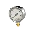 Produktbild von RIEGLER - Glyzerinmanometer, CrNi-Stahl, G 1/2 unten, -1 / +1,5 bar, Ø 100 (720