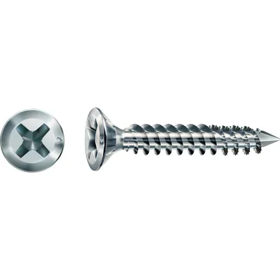 Produktbild von SPAX® - FEX-Beschlagschraube SeKo Stahl zn sil Kreuzschlitz H2, 4x33mm
