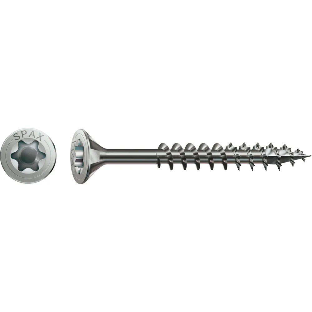 SPAX Universalschraube, Senkkopf, T-STAR plus, 4CUT, TG, Edelstahl A2 Produktbild img1 L