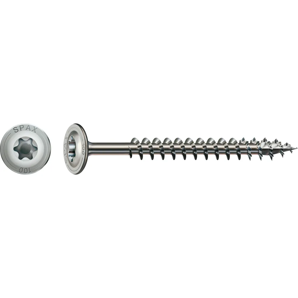 SPAX Holzbauschraube 8mm, Tellerkopf, T-STAR plus, 4CUT, VG, Edelstahl A2 Produktbild img1 L