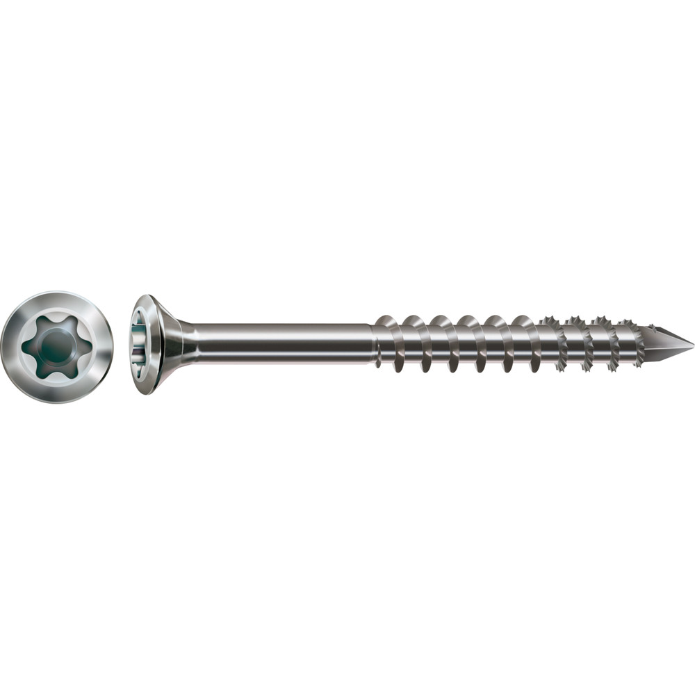 SPAX® Fassadenschraube, kleiner Linsensenkkopf, T-STAR plus, CUT, TG, Edelstahl A2 Produktbild img1 L