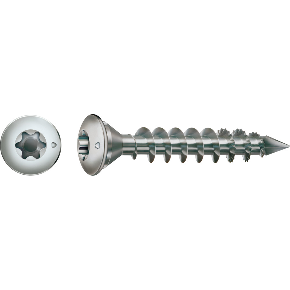 SPAX® Pfostenschraube Zentrierkopf ER A1 blank Vollgewinde T-STAR plus T 40, 8x50mm Produktbild img1 L