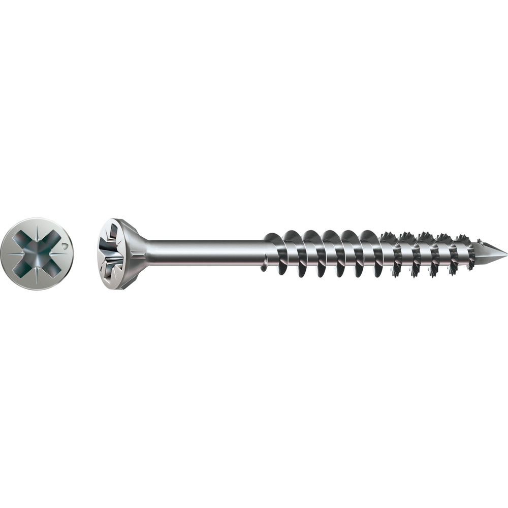 SPAX® Glasleistenschraube SeKo ER A2 blk Teilgewinde Kreuzschlitz Z Z 2, 3,5x40mm Produktbild img1 L