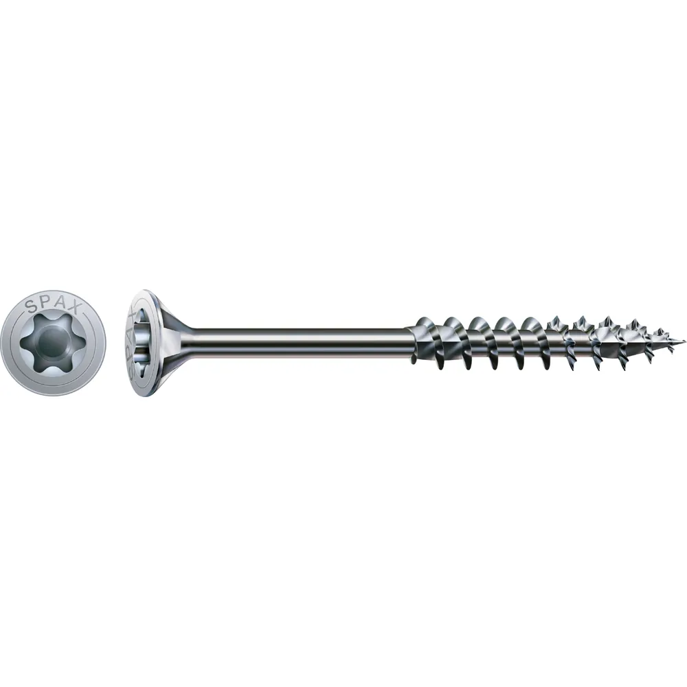 SPAX Holzbauschraube 8mm, Senkkopf, T-STAR plus, MULTI-Kopf, 4CUT, Teilgewinde, WIROX Produktbild img1 L