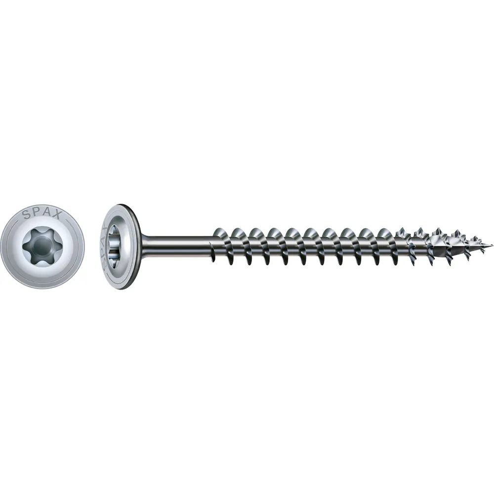 SPAX Holzbauschraube HI.FORCE 8mm, Tellerkopf, T-STAR plus, 4CUT, Vollgewinde, WIROX Produktbild img1 L