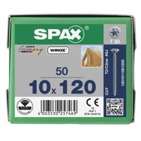 Produktbild von SPAX® - Senkkopf-Holzbauschraube Stahl WIROX CUT-Spitze VG, ø10 x 120mm