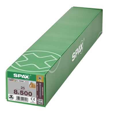 Produktbild von SPAX® - Zylinderkopf-Holzbauschraube Stahl WIROX CUT-Spitze VG T-STAR plus, ø8 