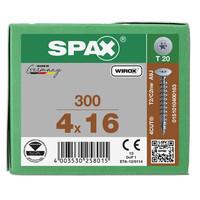 SPAX® Universalschraube, Flachrückwandkopf, T-Star, 4Cut, Gehärtet, gleitbeschichtet Produktbild