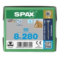 SPAX Senkkopfschrauben selbstschneidend Edelstahl A2 beschichtet silber Produktbild