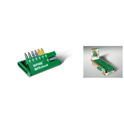 SPAX® - Holzbau-BITcheck T-STAR plus 6 SPAX-BITs T-STAR plus Länge 25mm ...