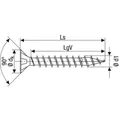 Produktbild von SPAX® - Universalschraube Senkkopf Stahl T 10 3x25 mm,200Stk.