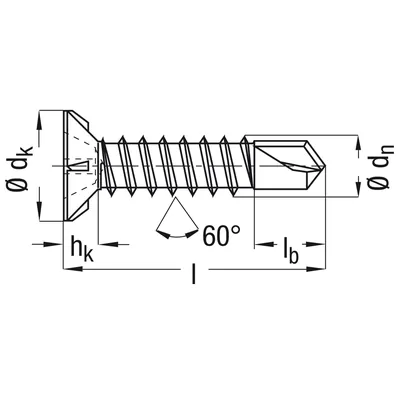 Produktbild von SPAX® - FEX-A-Fensterbohrschraube SeKo St znsil Vollgewinde Kreuzschlitz H 2, 3