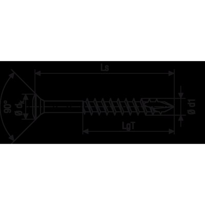 Produktbild von SPAX® - Fassadenschraube, 4,5 x 70mm, 100 Stück, kleiner Linsensenkkopf, T-STAR