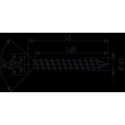 Produktbild von SPAX® - Pfostenschraube Zentrierkopf ER A1 blank Vollgewinde T-STAR plus T 40, 