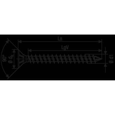 Produktbild von SPAX® - Holzschraube Senkkopf T-STAR plus CUT-Spitze VG WIROX 10,0 x 600mm