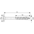 Produktbild von SPAX® - Holzschraube Tellerkopf T-STAR plus 4CUT TG WIROX 8,0 x 140mm