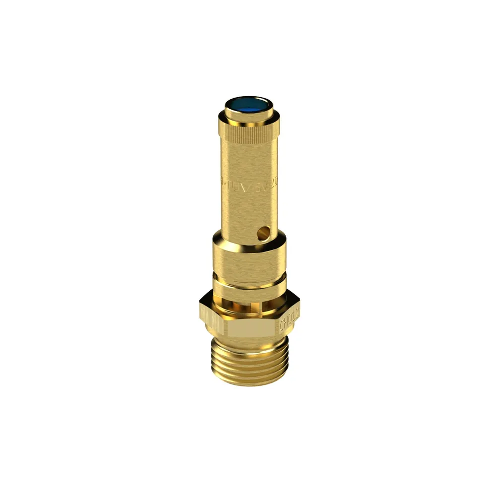 RIEGLER Sicherheitsventil DN 8, Messing, G 1/2, Ansprechdruck 5,5 bar (226.03-5,5) Produktbild img2 L