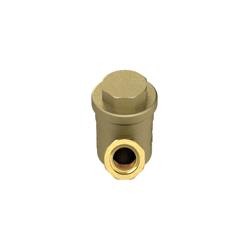 RIEGLER Schmutzfänger, Messing blank, G 3/8, DN 10, MW 0,5 mm (60-2 M) Produktbild img3 L
