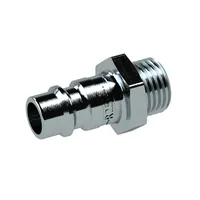 RIEGLER Nippel f. Kuppl. NW7,2-7,8, Stahl gehärtet/verz., G 1/4 AG, 0-35 (243.50 ST) Produktbild