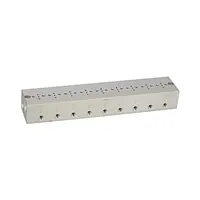 Produktbild von RIEGLER - Reihengrundplatte 9-fach, M5 für Mini-Magnetventile 15 mm (1099.09)
