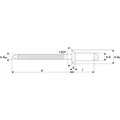 Produktbild von QONNECT® - Q-Standard Blindniet Edelstahl A2/A2 Senkkopf 4.0 X 14