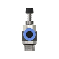 Produktbild von RIEGLER - Drosselrückschlagven »Blaue Serie« Abluftdros. G1/8 a. 15bar Ø4mm (18