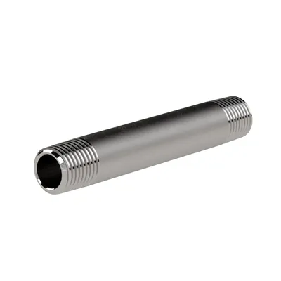Produktbild von RIEGLER - Rohrdoppelnippel, R 2, Länge 200 mm, Edelstahl 1.4571 (LN 20200-ES)
