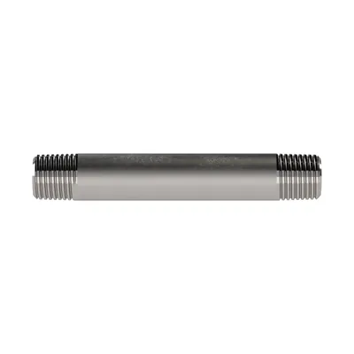 Produktbild von RIEGLER - Rohrdoppelnippel, R 2, Länge 200 mm, Edelstahl 1.4571 (LN 20200-ES)