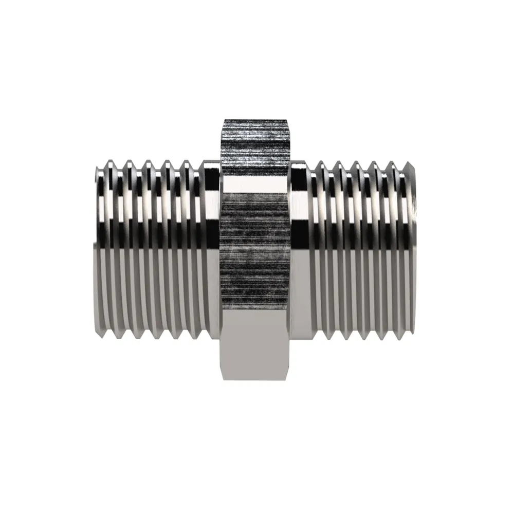 RIEGLER Doppelgewindenippel, G 1/2 a., G 1/2 a., SW 24, Edelstahl 1.4571 (252.05-ES) Produktbild img4 L