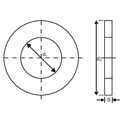 Produktbild von null - Scheibe DIN 7989-1 ST tZn Pk C 17,5x30x8 HP