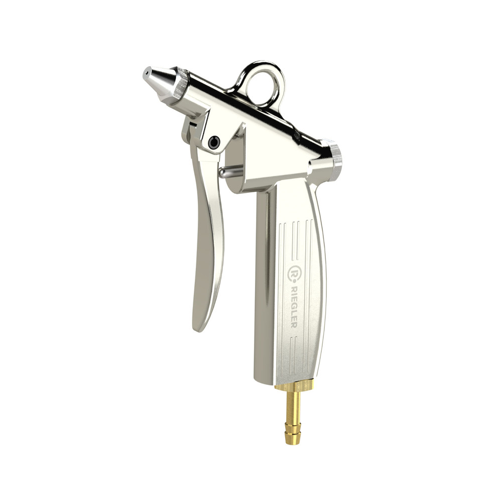 RIEGLER Blaspistole, Standarddüse, Alu-Druckguss vernickelt, Tülle LW 6 (22 A) Produktbild img1 L