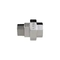 Produktbild von RIEGLER - lös. Doppelnippel, kon.dicht., Rp/R 1 1/2, I/A, SW 72, ES1.4408 (LDGN