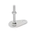 Produktbild von Ganter Norm® - Stellfüße, Edelstahl, mit Befestigungslasche, Tropfenform (43-50
