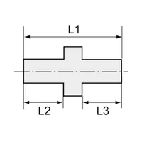RIEGLER Doppelgewindenippel, G 3/8 a., G 3/4 a., SW 32, Edelstahl 1.4571 (252.04/S-ES) Produktbild