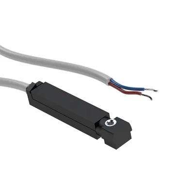 Produktbild von RIEGLER - REED-Sensor, 2-Draht, 5m Kabel, 5-130V AC/DC, 6W, NO, LED (RS.ZRL1.K5