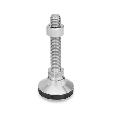 Produktbild von Ganter Norm® - Gelenkfüße, Edelstahl, mit Verstellspindel (343.6-60-M10-50-KRE)