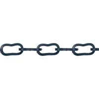 PÖSAMO Zierkette 0036 feuerverzinkt-schwarz 5x5mm Rolle 10m(250x93) Produktbild