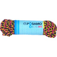 Produktbild von PÖSAMO - PP-Seil geflochten E schwarz/bunt ø12,0mm x 20m Docke