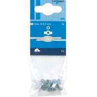 Produktbild von PÖSAMO - Simplexklemme Stahl-verzinkt 2mm, 2 Stück